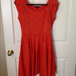 Coral dress